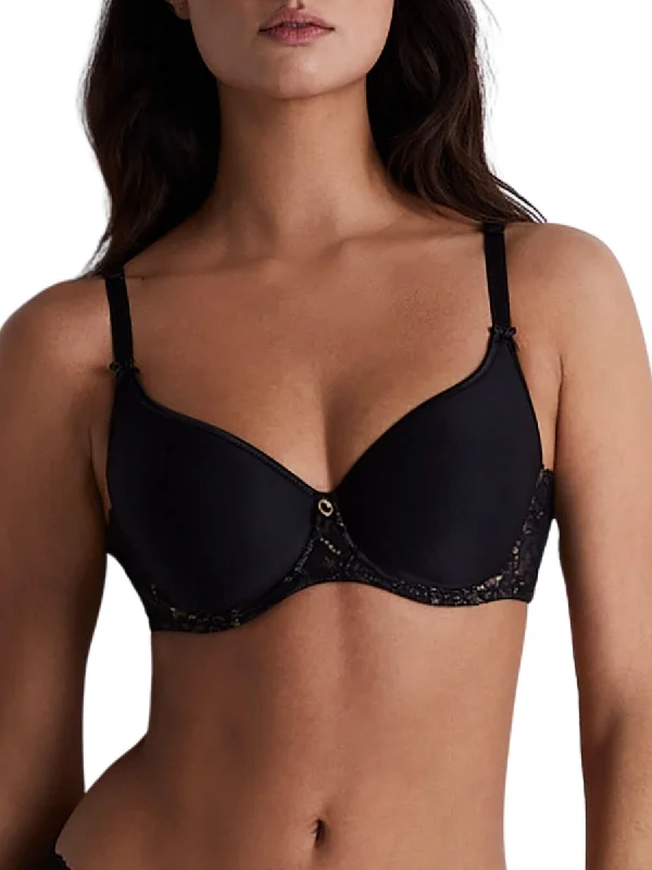 plunge t - shirt bras for a sleek appearanceRosessence Care Spacer T-Shirt Bra - Black plunge t - shirt bras for a sleek appearanceRosessence Care Spacer T-Shirt Bra - Black