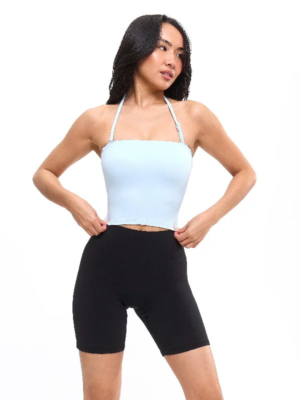 bralette with underwire for added supportButter Bandeau Crop - Blue Bubbles