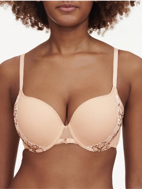 full cup bras for complete coverageSpice Covering T-Shirt Bra - Clay Nude/Black