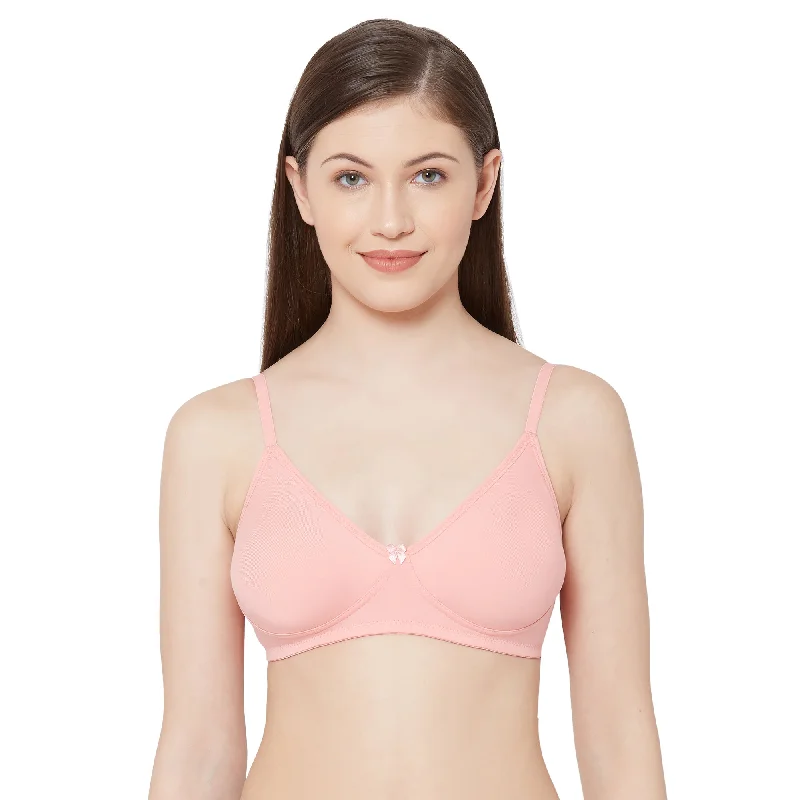 minimizer bras to reduce bust sizeKajal - Plain Mold T-Shirt Bra Peach