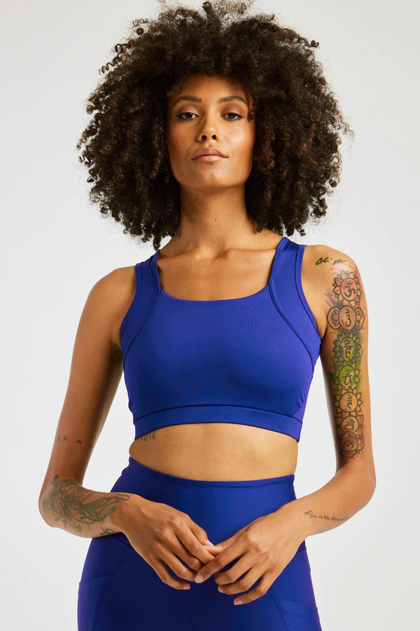 convertible sports bras for versatile useForm High Support Bra in Sapphire