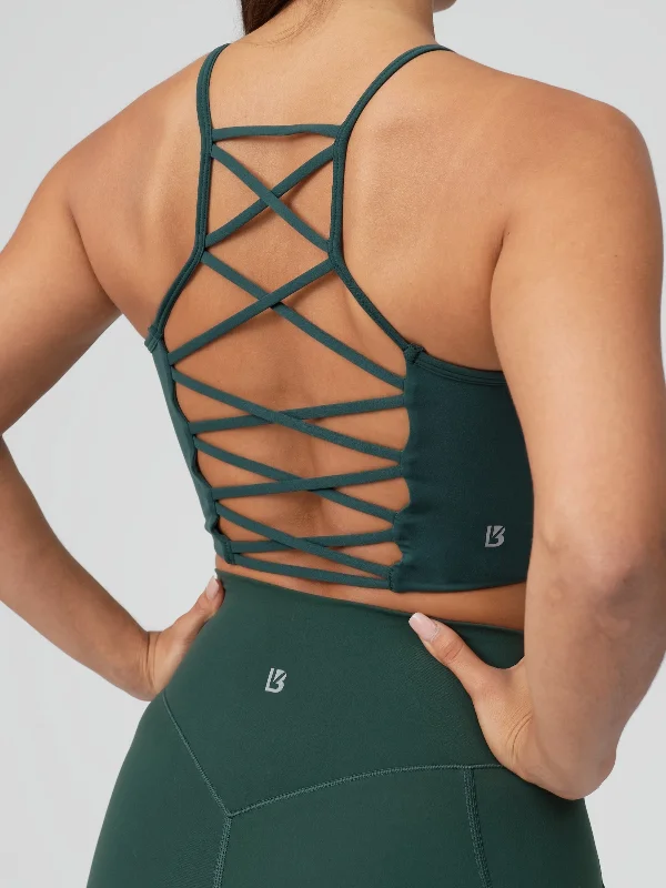 plunge bras for low cut topsIvy Crop - Avo Green