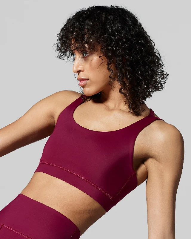 plus size bras with good supportNew Horizons Sports Bra - True Berry