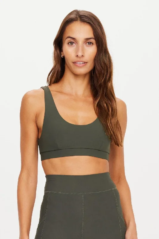 bralette bras for a trendy and comfortable stylePeached Daisy Bra | Khaki