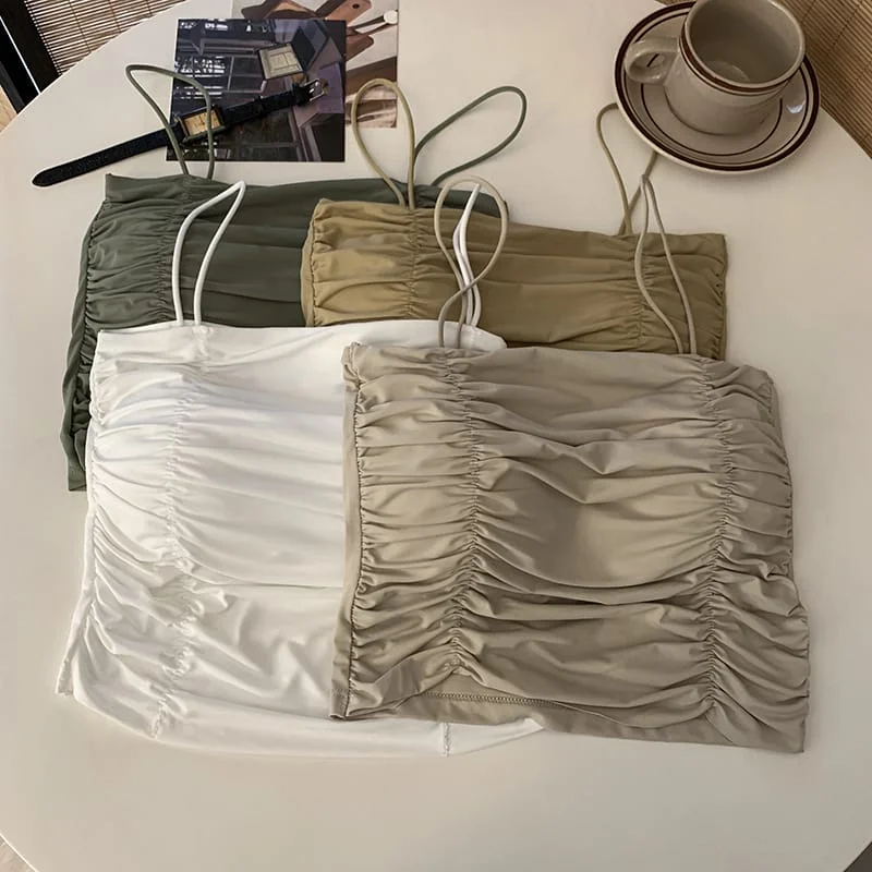 seamless t - shirt bras for everyday wearFlourish New Silk Spaghetti Sexy Look High Quality Crop Top 823