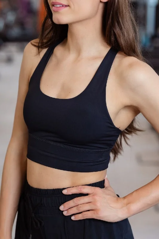 bralette sports bras for light exerciseSTELLA "FAN EDITION" SPORTS BRA - 2.0 BLACK